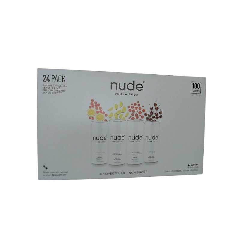 Nude Vodka Soda 24 Mix Pack Sleek